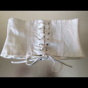 NWT LPA Corset (off white/ivory)